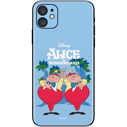 Disney Alice in Wonderland Tweedle Dee and Tweedle Dum iPhone 11 Skin
